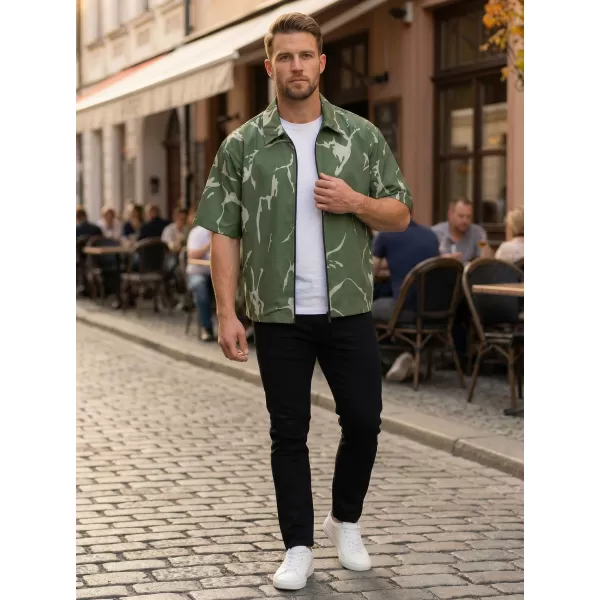  Cămașă premium pentru bărbați ALTISPORT VOJ/ALM052KOS01 KAKI 