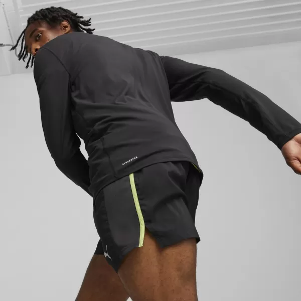  Tricou sport PUMA RUN CLOUDSPUN 1/4 ZIP 52499201 PUMA NEGRU 