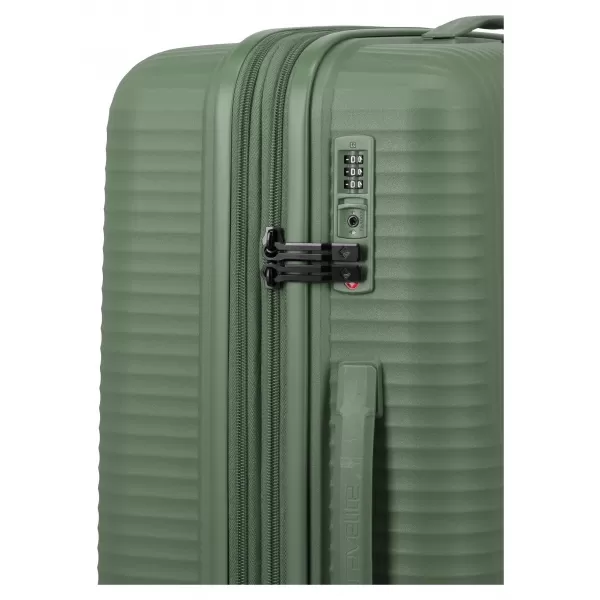  Valiză TRAVELITE Air Stripe S,M,L Slim VERDE 