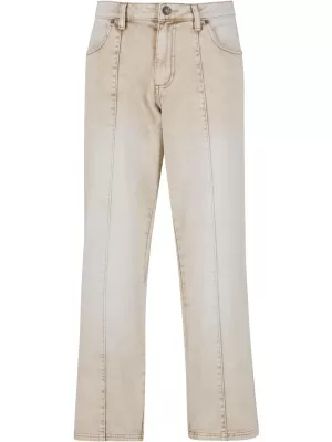 Blugi URBAN CLASSICS TB7605 ALB MURDAR SPĂLAT