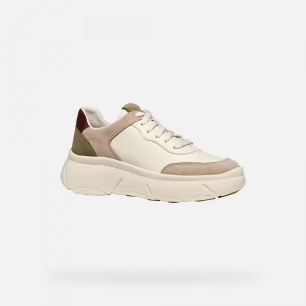  Adidași de damă GEOX NEBULA 2.0 G009658 CREMOS 