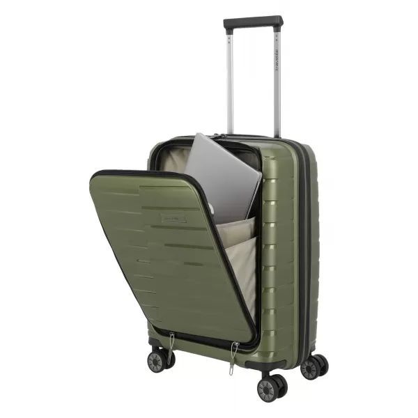  Valiză TRAVELITE AIR BASE 4W S FRONT POCKET MĂSLINE 