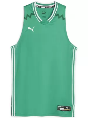 Jersey pentru bărbați PUMA HOOPS TEAM GAME JERSEY 67662806 PEPPER VERDE