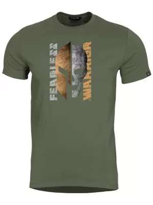 tricou PENTAGON AGERON FEARLESS K09012 VERDE MĂSLINIU