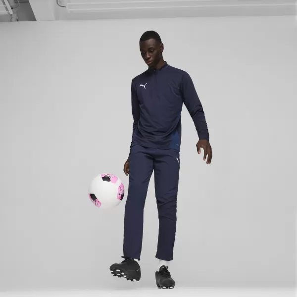  Cămaşă PUMA TEAMGOAL TRAINING 1/4 ZIP TO 65862906 PUMA NAVY/ALB/ALBASTRU PERSAN 