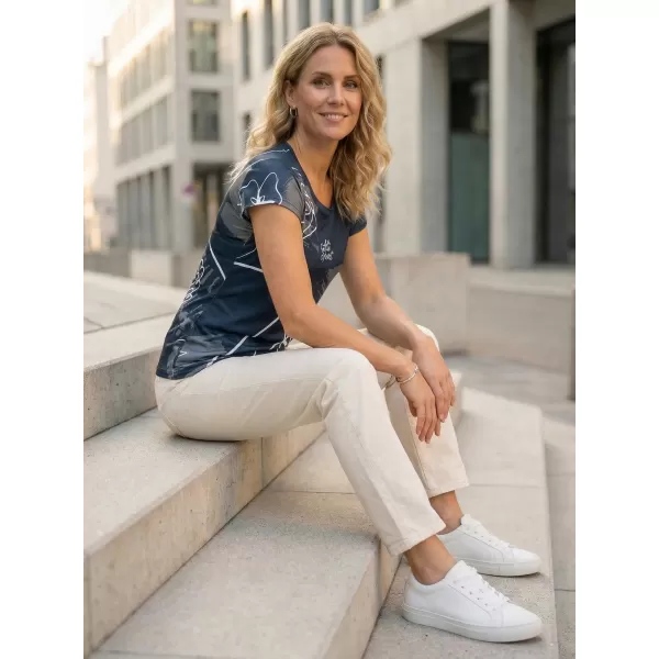  Cămașă de agrement pentru femei premium ALTISPORT VOJ/ALW120TR06 NEGRU 