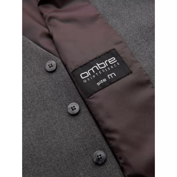 Vestă OMBRE OM-BLZV-0142 GRAFIT 