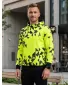 Hanorac funcțional premium pentru bărbați ALTISPORT VOJ/ALM108MI01 GALBEN NEON