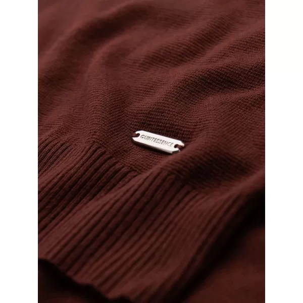  Tricou pentru bărbați OMBRE OM-POSS-0159 MARO ÎNCHIS 