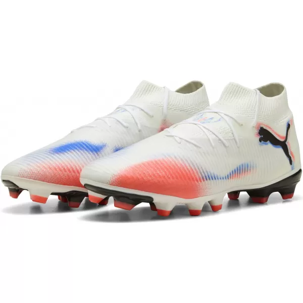  Pantofi pentru bărbați PUMA FUTURE 8 PRO FG/AG 10858801 WHITE/ ALB/PUMA NEGRU/ROȘU STRĂLUCITOR 