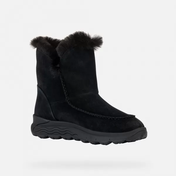  Botine de dama GEOX SPHERICA 4X4 B ABX NEGRU 