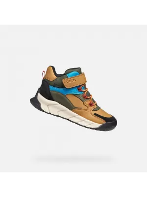 Botine pentru baieti GEOX FLEXYPER PRO J56NBA0ME22C2GA3 MARO DESCHIS