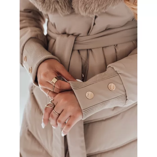  Geacă pentru doamne DSTREET TY5077 CARAMEL 