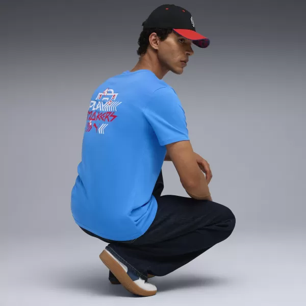  Cămaşă PUMA NEYMAR JR PLAYMAKER TEE 66032110 PUMA TEAM ROYAL/PUMA RED 