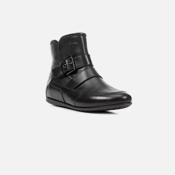  Pantofi de dama cu siret GEOX NEW MOENA NEGRU 