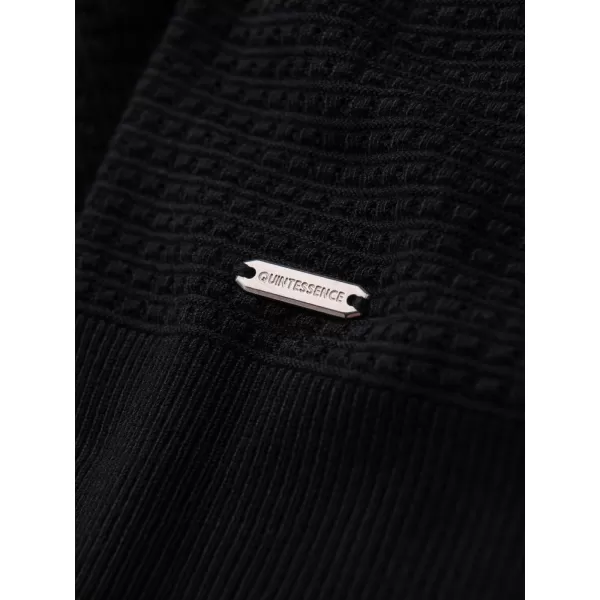  Tricou pentru bărbați OMBRE OM-POSS-0157 NEGRU 