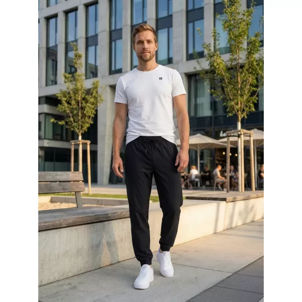  Pantaloni pentru bărbați ALTISPORT ATS JOGGER CLASSIC - FIT NEGRU 
