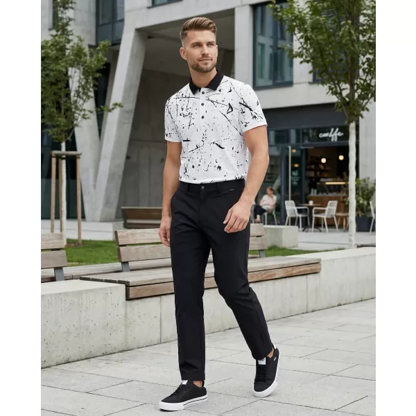  Pantaloni pentru bărbați ALTISPORT ATS TROUSER CLASSIC-FIT NEGRU 