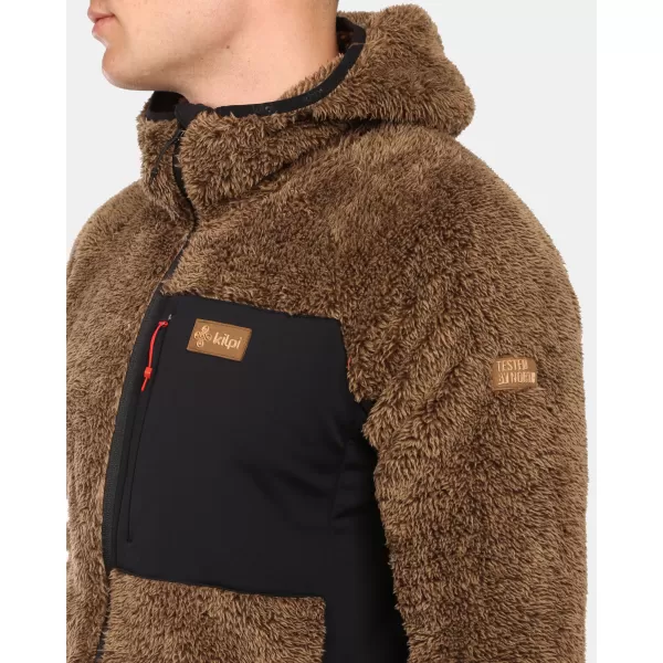  Hanorac pentru bărbați din fleece KILPI NORKA-M ZM0204KI MARO 