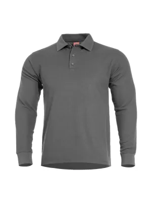 tricou PENTAGON ANIKETOS LONG POLO K09013 LUP/GRI