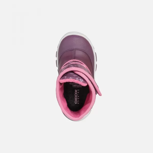  Botine pentru fete GEOX FLANFIL ABX ROZ 