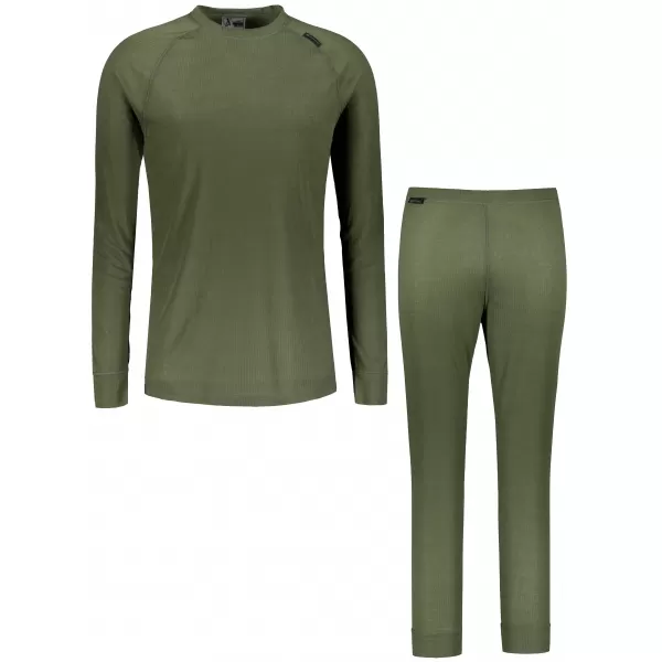  Set termic pentru bărbați ALTISPORT GAIN KAKI/NEGRU 