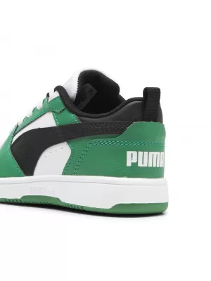 Cizme PUMA REBOUND V6 LO PS 39383405 PUMA WHITE/PUMA BLACK/VERDE