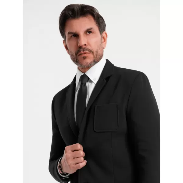  Jachetă pentru bărbați OMBRE OM-BLZB-0101 NEGRU 