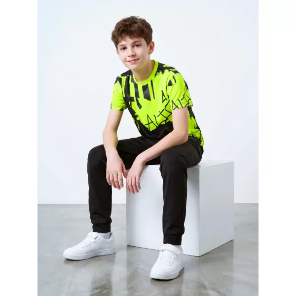 Premium funcțional pentru copii ALTISPORT VOJ/ALK076TR01 NEGRU/FLUO YELLOW 