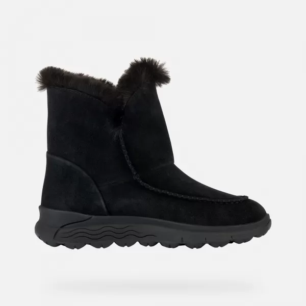  Botine de dama GEOX SPHERICA 4X4 B ABX NEGRU 