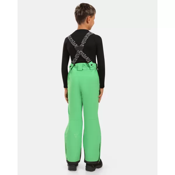  Pantaloni de schi pentru copii KILPI MIMAS-J ZJ0401KI VERDE 