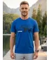 Tricou bărbătesc cu mâneci scurte ALTISPORT ALM193129 SNORKEL ALBASTRU