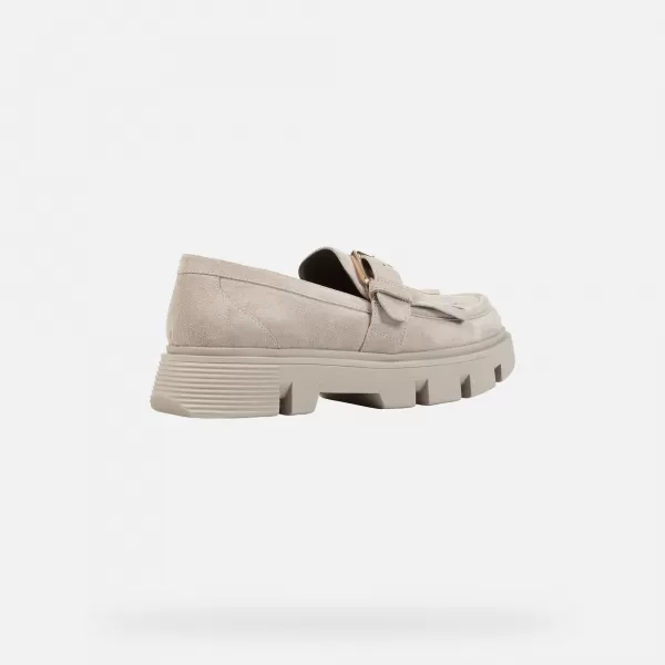  Mocasini de dama GEOX VILDE CREMOS 