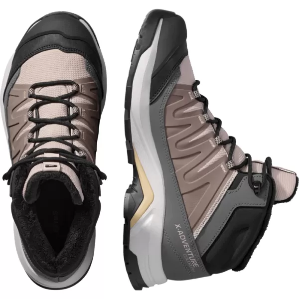  Pantofi de dama SALOMON X-ADVENTURE COLDRUSH WATERPROOF W TRANDAFIR ETHEREA/FIER/MAHONY 