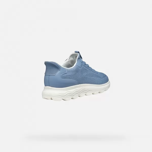  Adidași de damă GEOX SPHERICA PLUS ALBASTRU DESCHIS 