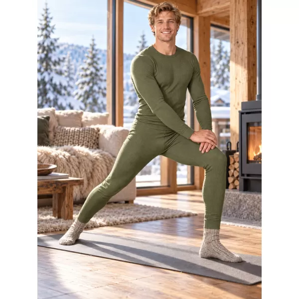  Pantaloni termici pentru bărbați ALTISPORT GOFFREDO KAKI 