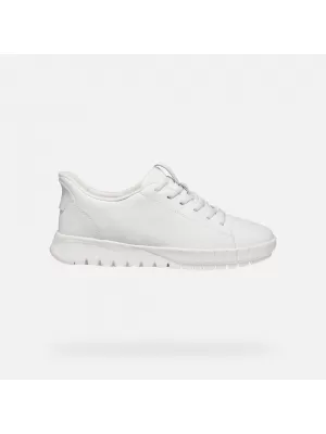 Adidași de damă GEOX FLEXTRIDE PLUS G009594 ALB
