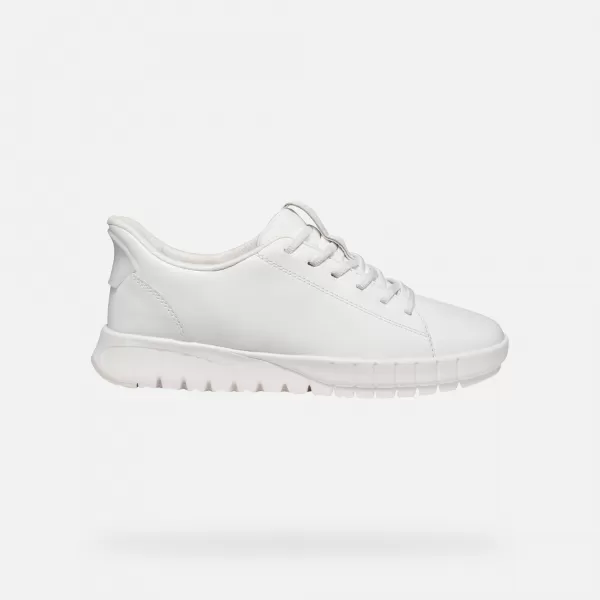  Adidași de damă GEOX FLEXTRIDE PLUS G009594 ALB 