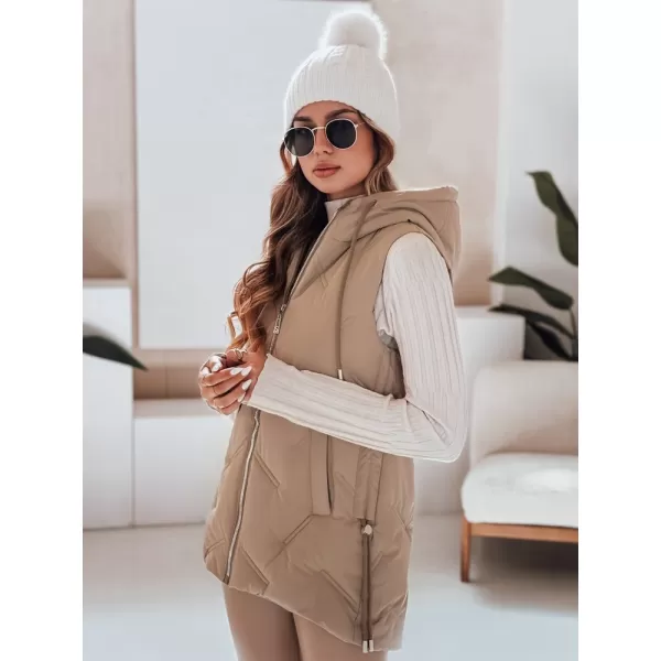  Geacă pentru doamne DSTREET TY5107 CARAMEL 