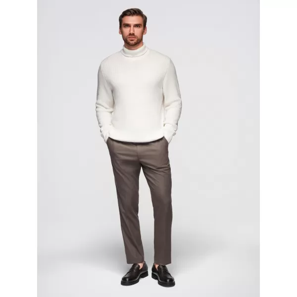  Pulover pentru bărbați OMBRE OM-SWTN-0162 ALB 