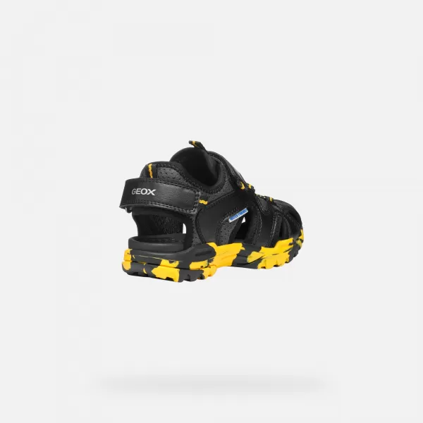  Sandale pentru baieti GEOX BOREALIS NEGRU 