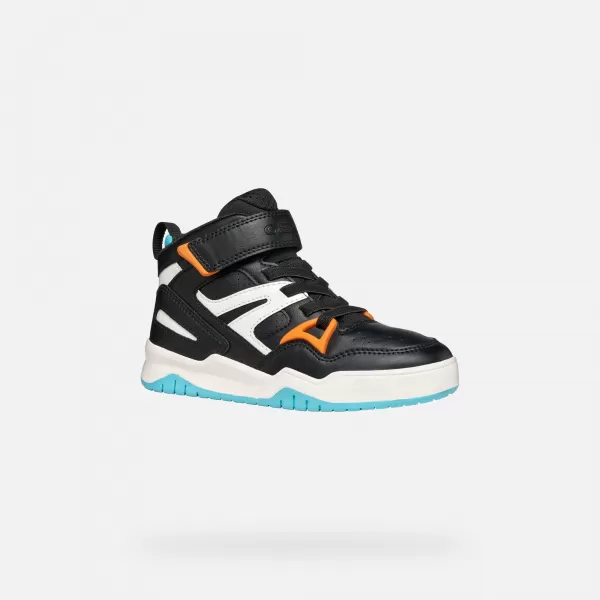  Adidași pentru băieți GEOX PERTH J567RA054FUC0038 NEGRU 