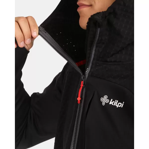  Hanorac pentru bărbați din fleece KILPI FRENI-M ZM0203KI NEGRU 