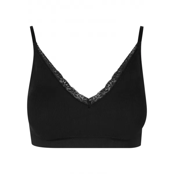  Sutienul doamnei URBAN CLASSICS TB7657A NEGRU/NEGRU 