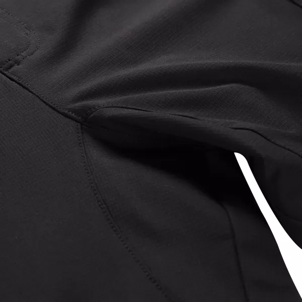  Pantaloni softshell pentru bărbați ALPINE PRO CORB MPAF672 NEGRU 
