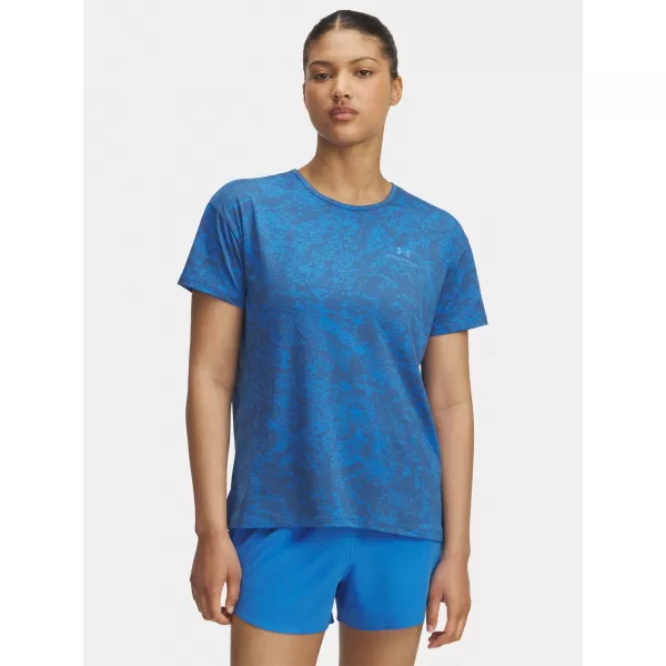  Tricou pentru femei UNDER ARMOUR VANISH ENERGY SS 2.0 PRINT 1389222-402 ALBASTRU 
