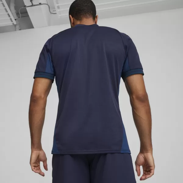  Jersey pentru bărbați PUMA TEAMFINAL JERSEY 70573706 PUMA NAVY/ALB/ALBASTRU PERSAN 