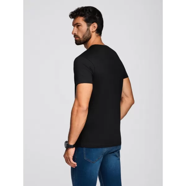  Cămaşă OMBRE OM-TSPT-0248 NEGRU 