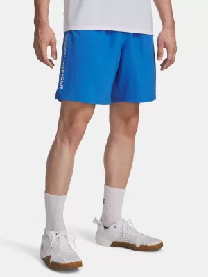 Pantaloni scurți pentru bărbați UNDER ARMOUR UA TECH WOVEN WORDMARK SHORT 1383356-402 ALBASTRU