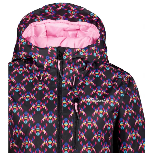  Geaca de iarna dama ALTISPORT GARDIN NEGRU 